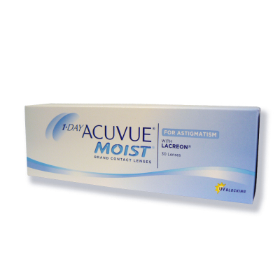 Jednodenní kontaktní čočky 1-Day Acuvue Moist for Astigmatism - 30 čoček