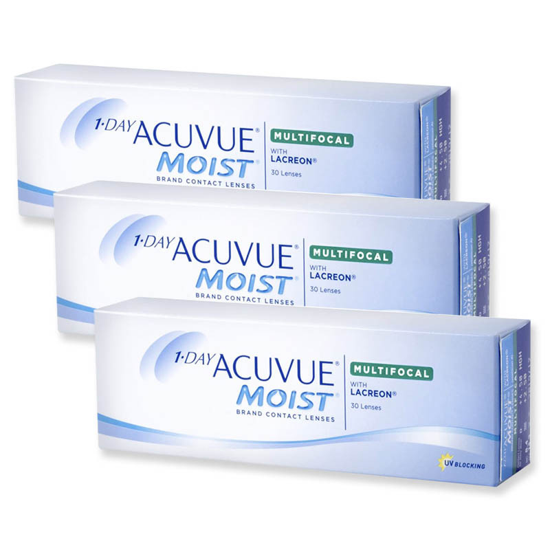 1 day acuvue moist multifocal 90 čoček kontaktní čočka