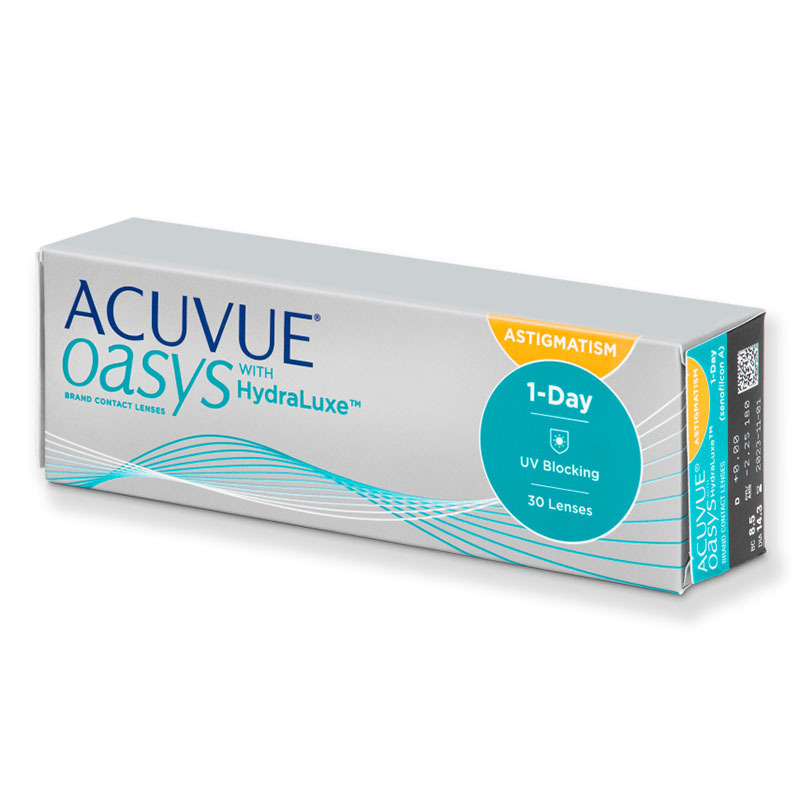acuvue oasys 1 day for astigmatism 30 čoček kontaktní čočka