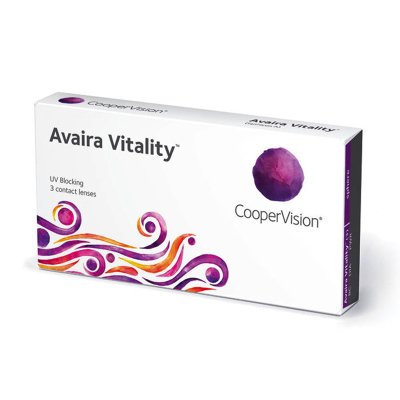 čtrnáctidenní kontaktní čočky Avaira Vitality (3 čočky)