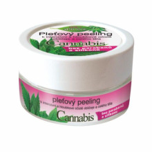 BIONE Cannabis Pleťový peeling na obličej a tělo 200 g