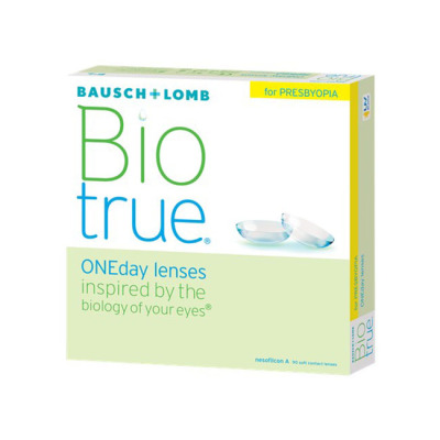 jednodenní kontaktní čočky Biotrue ONEday for presbyopia (90 čoček)