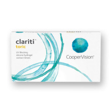 CooperVision měsíční kontaktní čočky Clariti Toric (6 čoček)