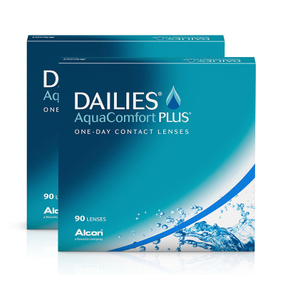 jednodenní kontaktní čočky Dailies AquaComfort Plus (180 čoček)
