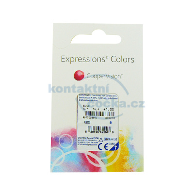 Expressions Colors barevné měsíční kontaktní čočky (parametry jsou pouze ilustrační) Expressions Colors barevné měsíční kontaktní čočky (parametry jsou pouze ilustrační)