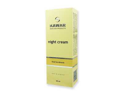 Kawar Night cream 60 ml - noční pleťový krém s vitamíny a minerály z Mrtvého moře