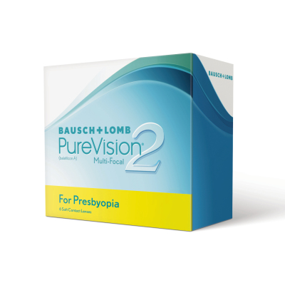 měsíční multifokální kontaktní čočky PureVision 2HD for Presbyopia (6 čoček)